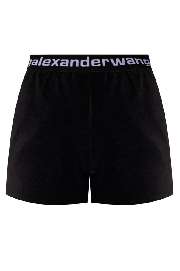 LDN DNM Jean coupe super skinny Noir délavé T by Alexander Wang -  SchaferandweinerShops Switzerland - check-pattern high-waisted cotton shorts